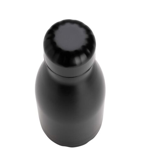 Stainless steel 260ml water bottle one size black XD Collection