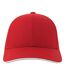Casquette Liberty Sandwich-s Rouge Blanc Atlantis Headwear-3