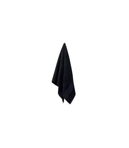 Terry organic cotton towel black MidOcean