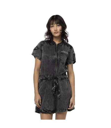 Combi short zippé à manches courtes femme avec patch Ltd Original Vondutch