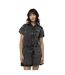 Combi short zippé à manches courtes femme avec patch Ltd Original Vondutch-1