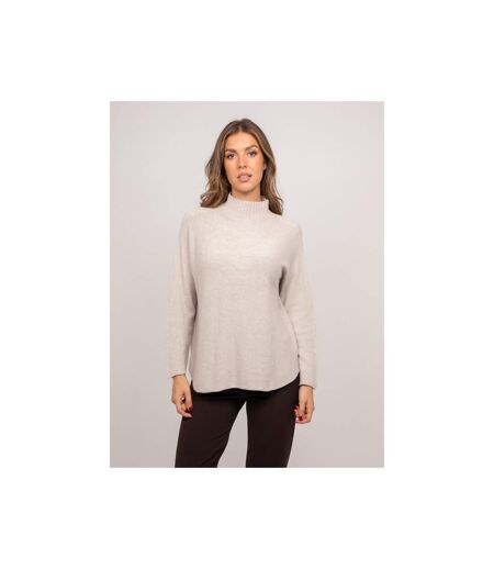 Pull maille col montant oversize KALETA - Dona X Lisa