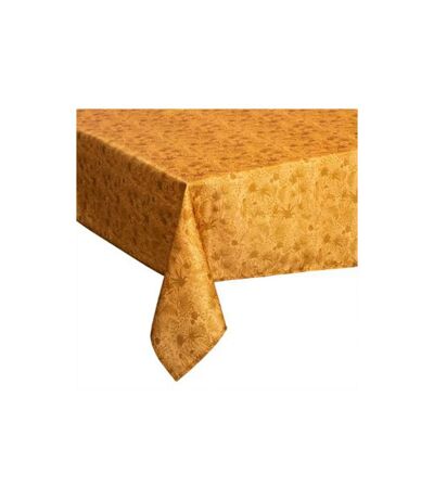 Nappe Antitache à Motifs Tropikal 140x240cm Ocre