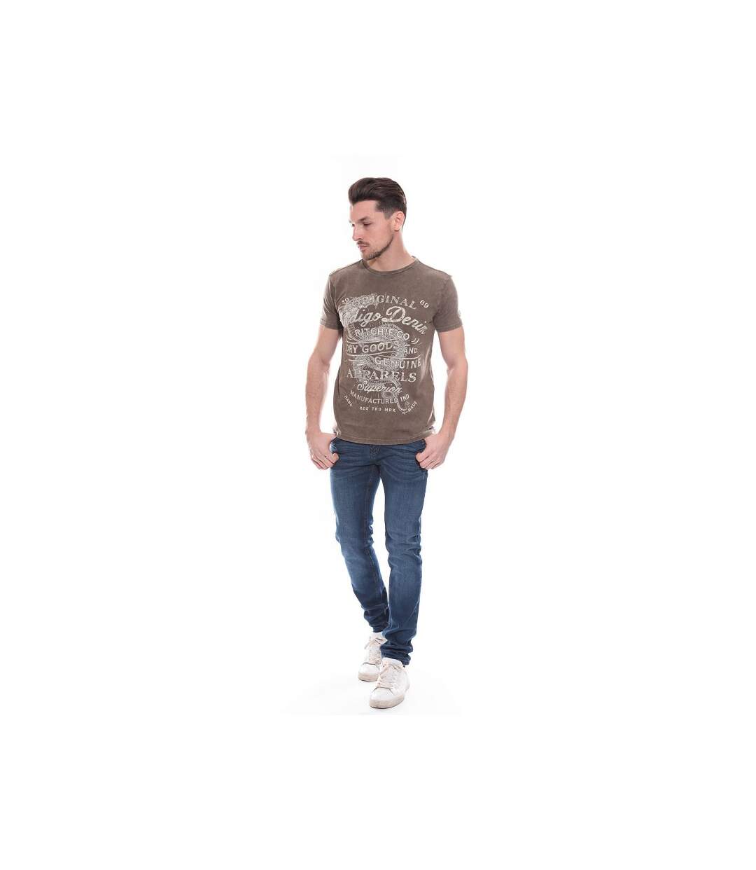 T-shirt col rond en coton NIGERS