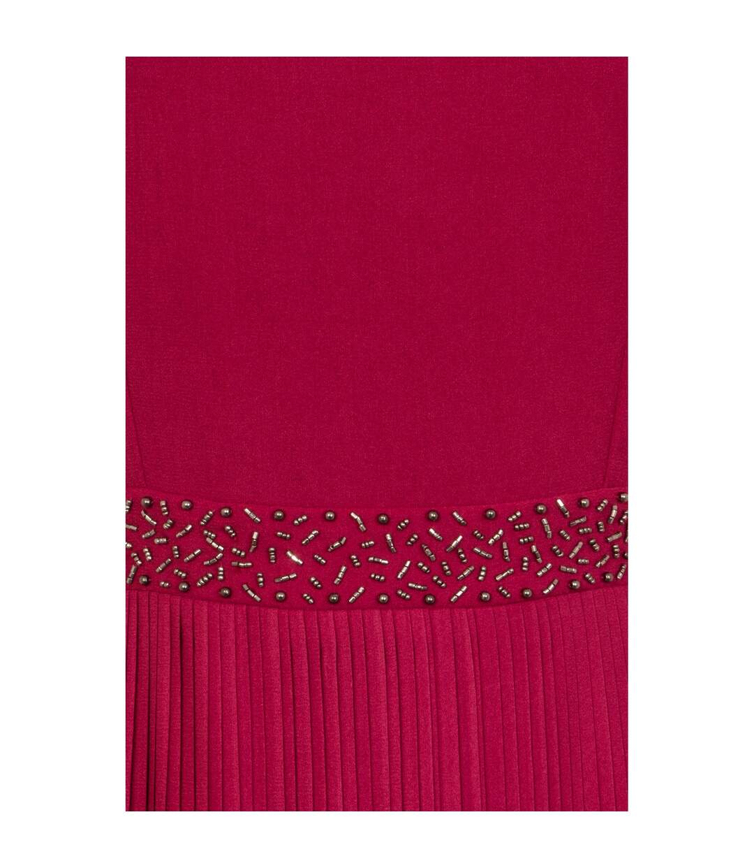 Little Mistress Womens/Ladies Madison Embellished Waist Maxi Dress (Berry Pink) - UTLM1921-4