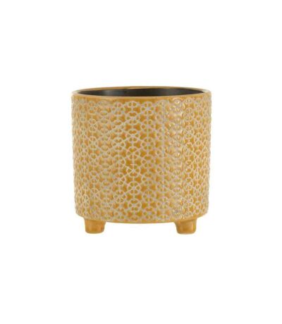 Cache-Pot Déco en Céramique Minada 16cm Ocre