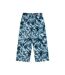 Animal Womens/Ladies Tassia Recycled Tie Dye Cropped Trousers (Blue) - UTMW2926