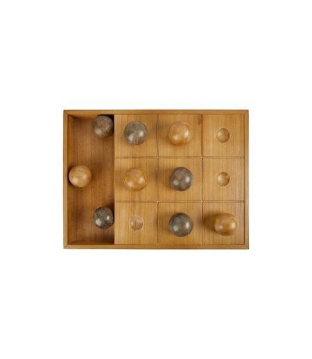 Jeu de Morpion Déco en Bois Jehan 40cm Naturel