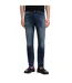 Mens Delaware Denim 5 Pockets Slim Jeans Dark Blue Boss-1