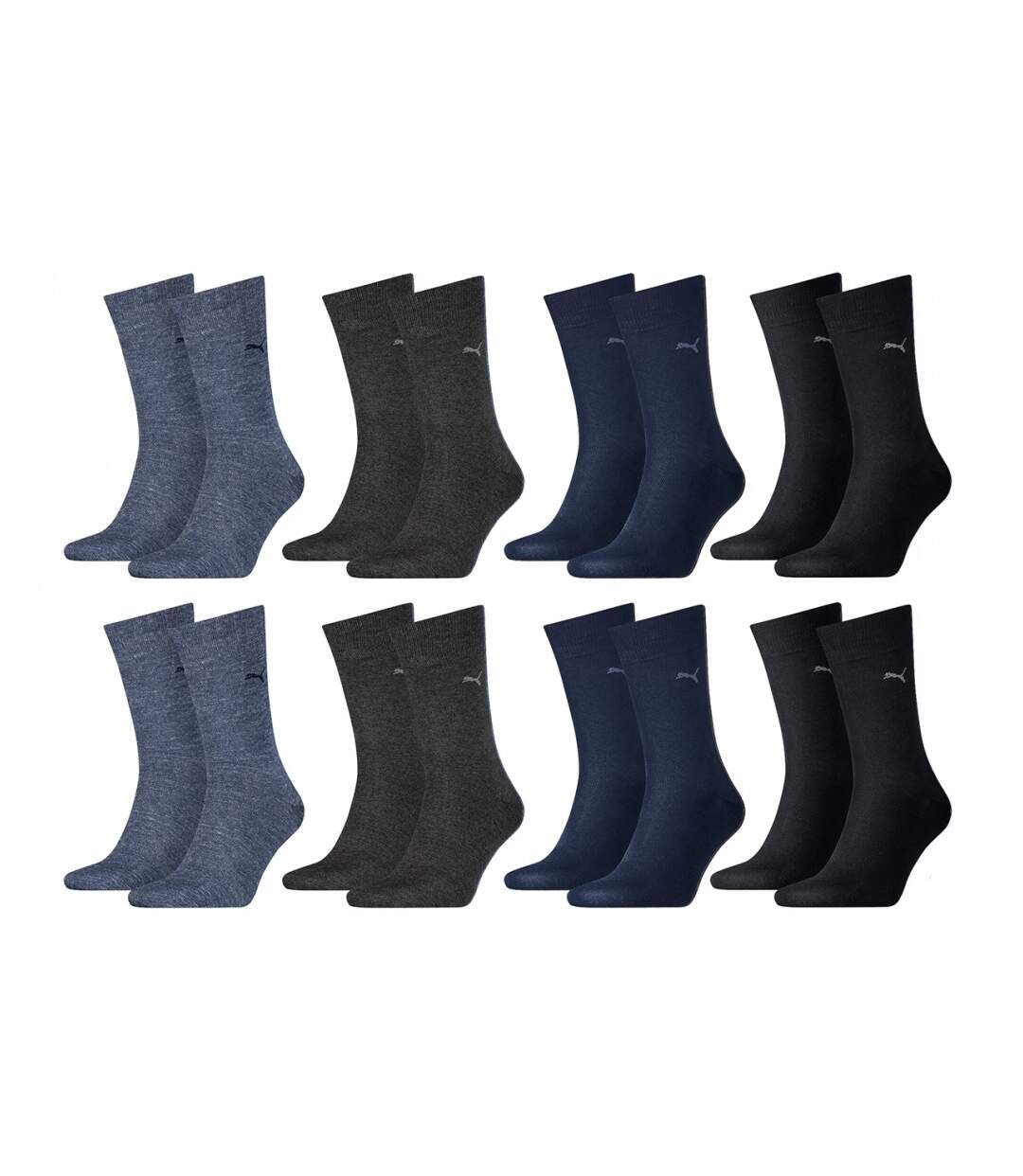 Chaussettes Ville Urbain PUMA Socks CLASSIC - Pack de 8-1