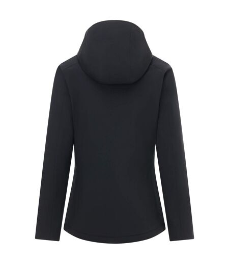 Doudoune Imperméable Et Extensible À Capuche Et Ourlets Ajustables Highton Femme Noir Regatta