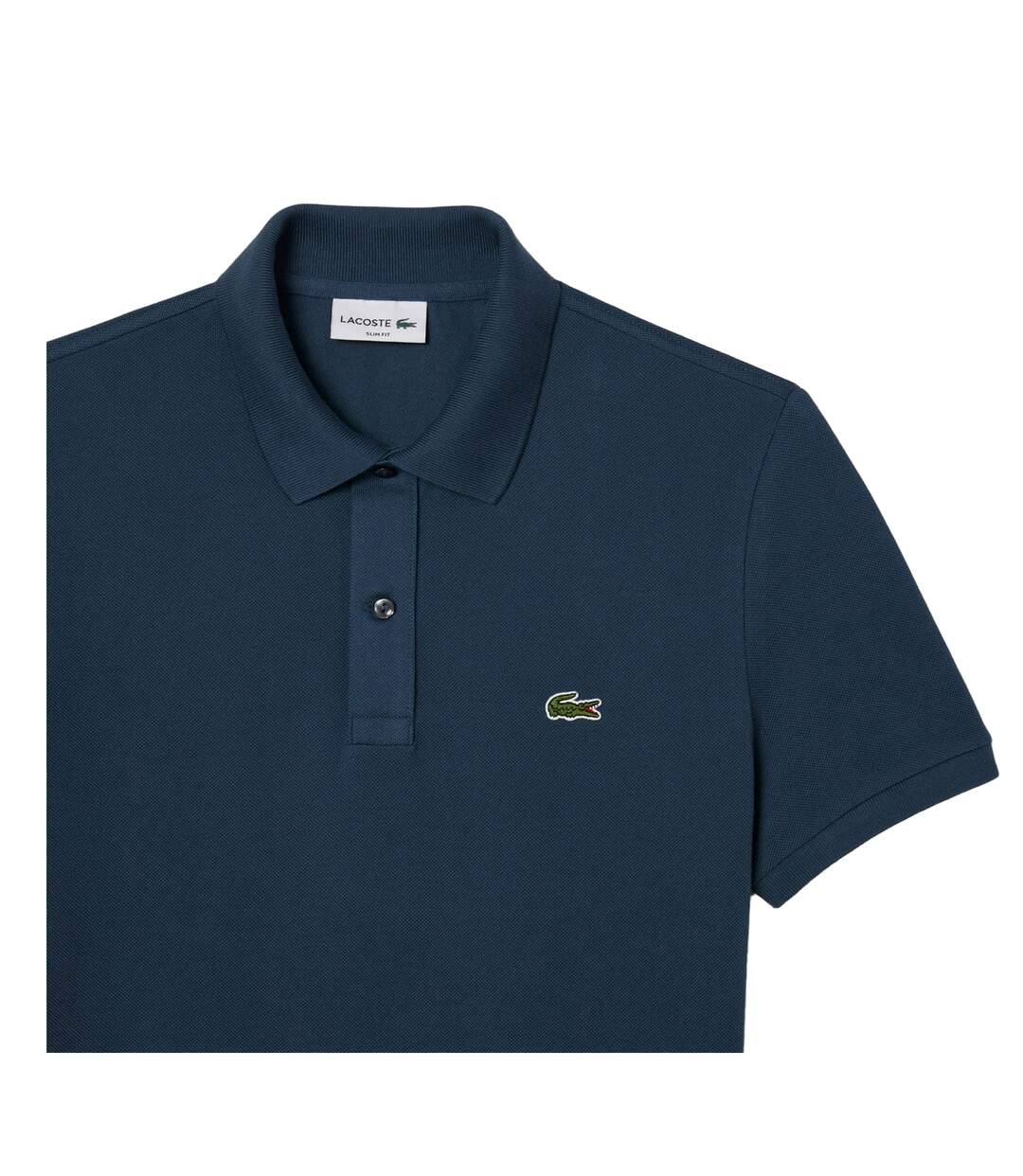 Mens L.12.12 Pique Slim Polo Shirt Petrol Blue Lacoste-4