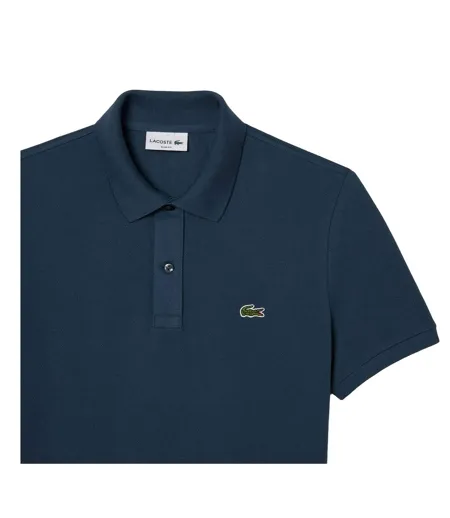 Mens L.12.12 Pique Slim Polo Shirt Petrol Blue Lacoste