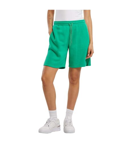 Short de jogging basic femme vert gazon Build Your Brand