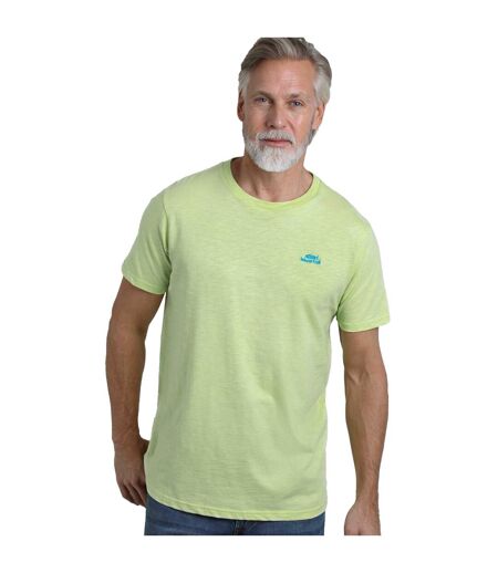 Mens fished branded t-shirt acid lime Weird Fish