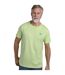 Mens fished branded t-shirt acid lime Weird Fish-3