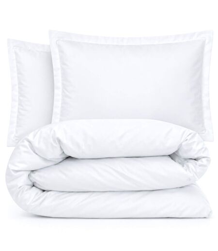 Parure de lit percale unie PRIMO Taie 50x70 cm