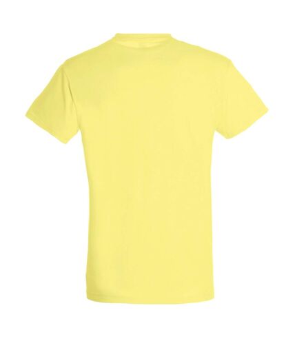 SOLS Mens Regent Short Sleeve T-Shirt (Pale Yellow)
