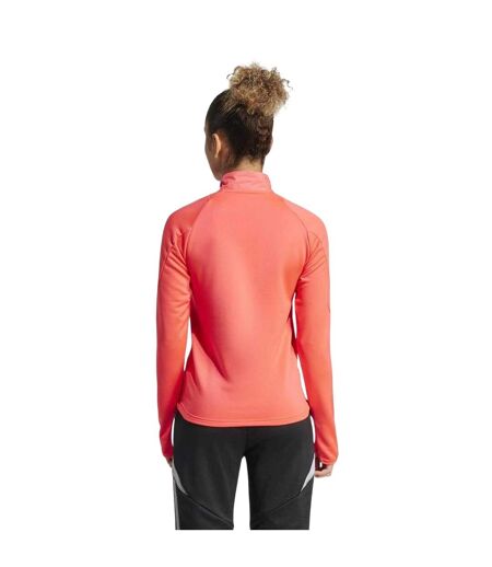 Haut De Survêtement Manches Raglan Sport Motif/style Logo Tiro Femme Rouge Clair Adidas