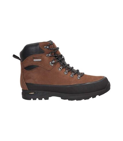 Mountain Warehouse Mens Quest Nubuck IsoGrip Hiking Boots (Brown) - UTMW1654