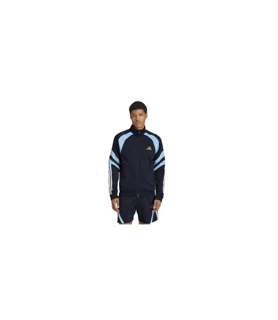Haut De Survêtement Hot Homme Bleu Adidas-1