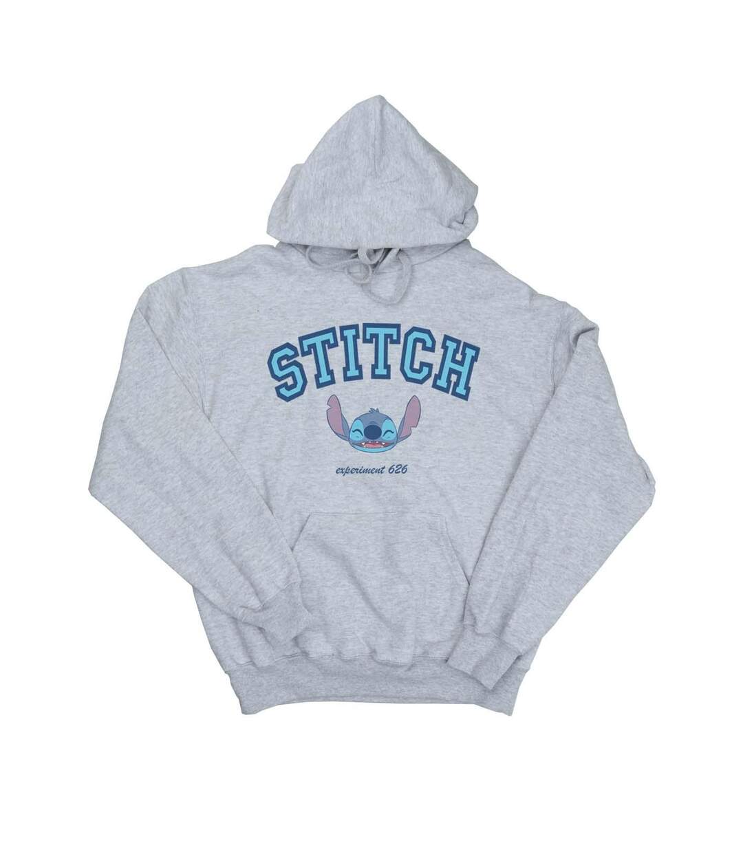 Sweat à capuche femme gris chiné Disney-1