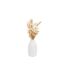 Composition de Fleurs Séchées Vase 25cm Blanc-1