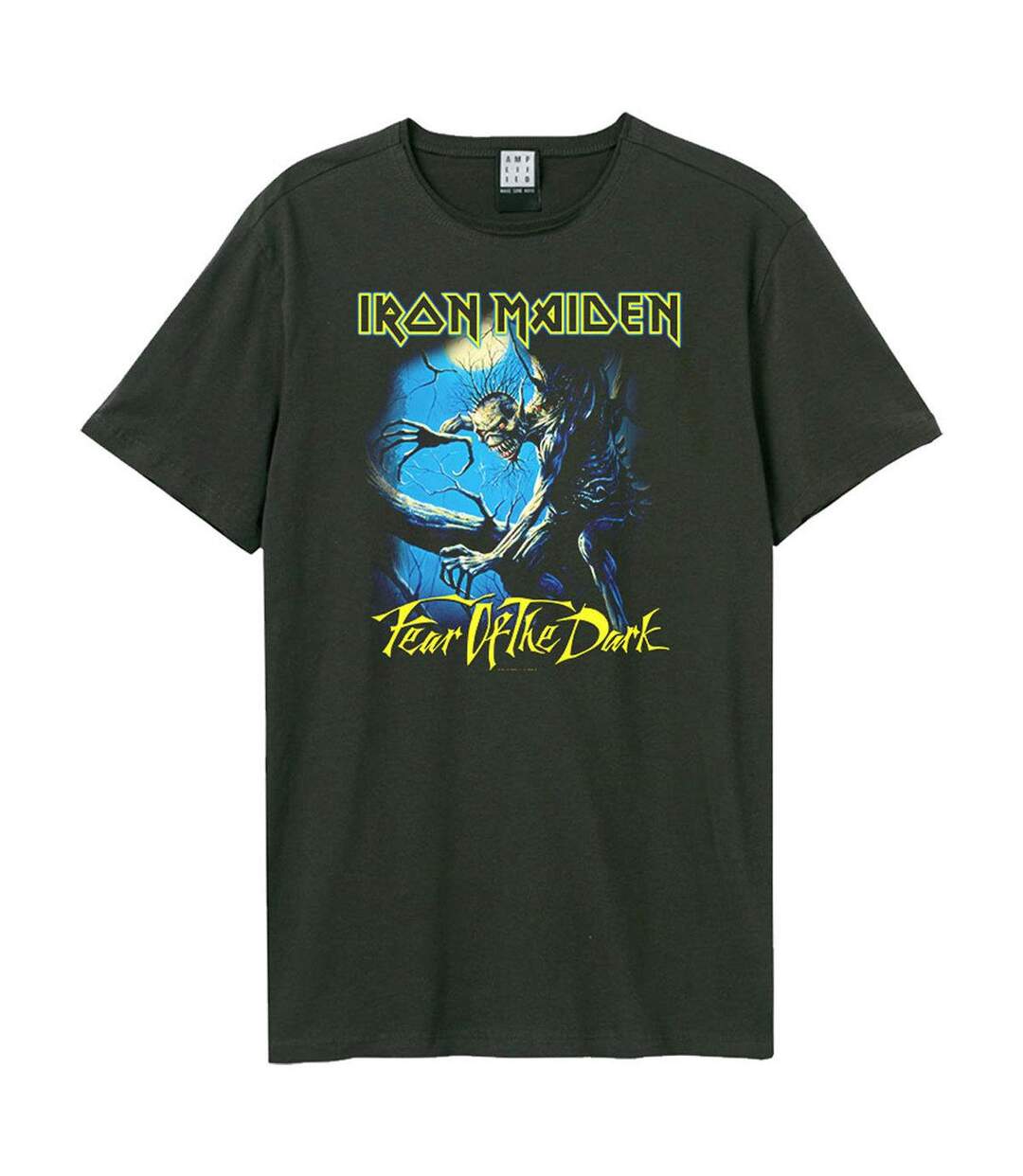 T-shirt Fear Of The Dark Adulte Charbon Amplified-1