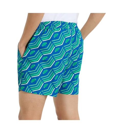 Short de bain bleu/vert homme umbro printed quetzale - l