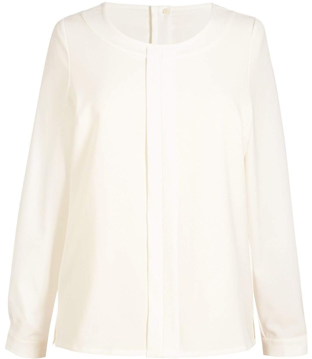 Blouse crêpe de Chine Riola - Femme - BT2264 - blanc cassé