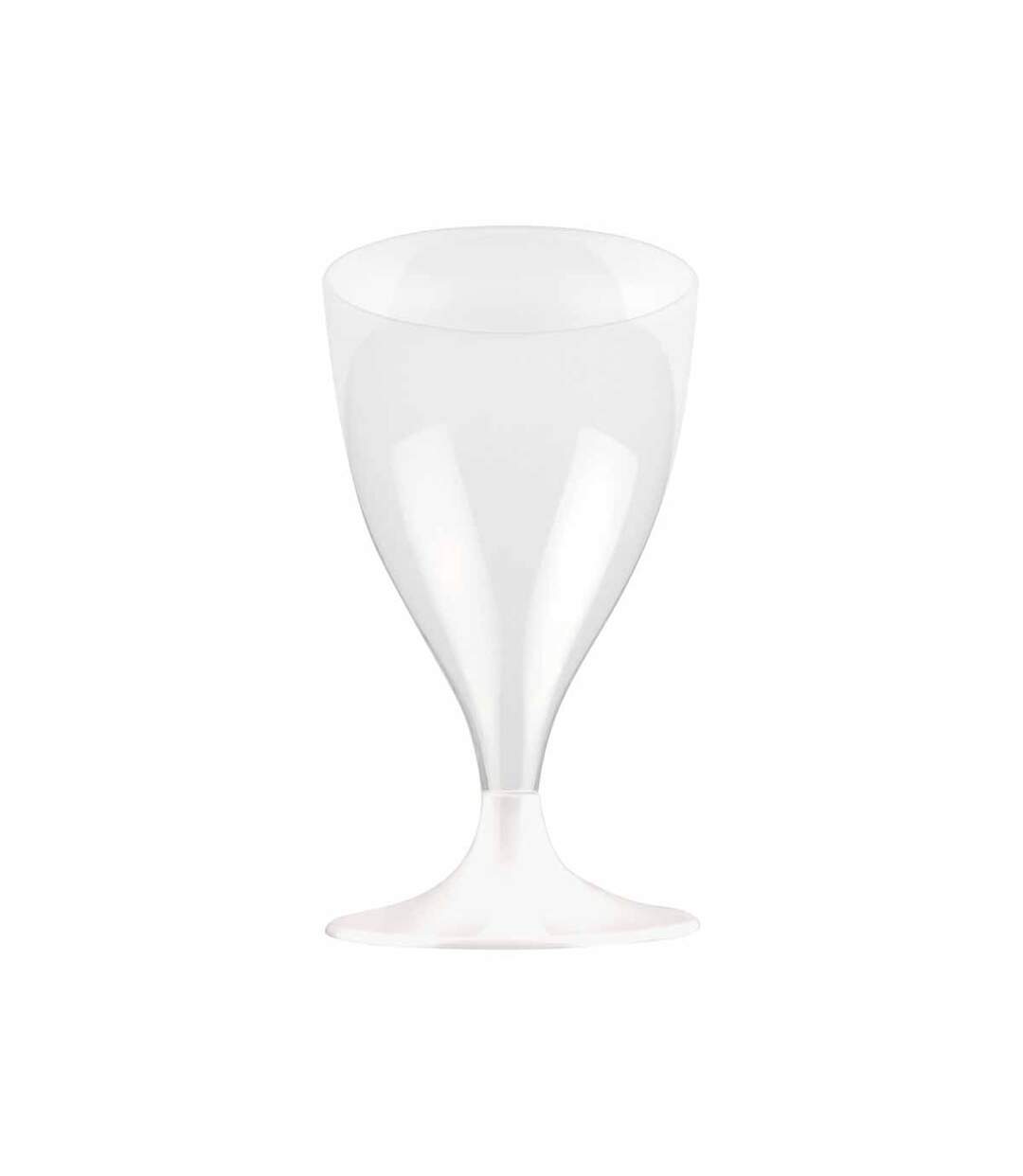 Lot de 6 Verres à Vin Réutilisable Plastique 18cl Transparent-2