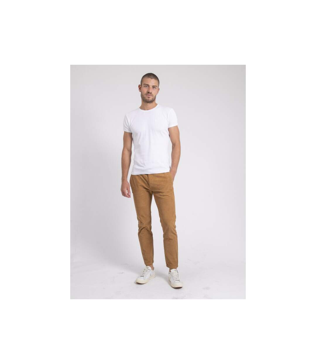 Pantalon velours chino taille élastiquée VERDAMONT