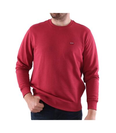 Sweat Rouge Homme Guess Patch - L