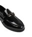 Mocassins Larges monaco femme noir verni Where's That From