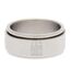 Manchester City FC Official Stainless Steel Spinner Ring (Silver) (M) - UTTA4039