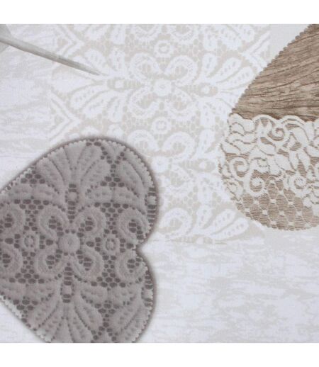 Nappe Imprimé Delicia 140x240cm Taupe
