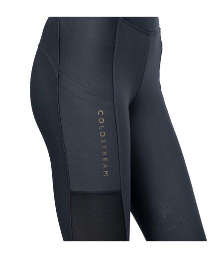 Womens/ladies darnick horse riding tights navy Coldstream