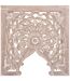 2 Tables d'appoint bois design ethnique Terre - Marron-2