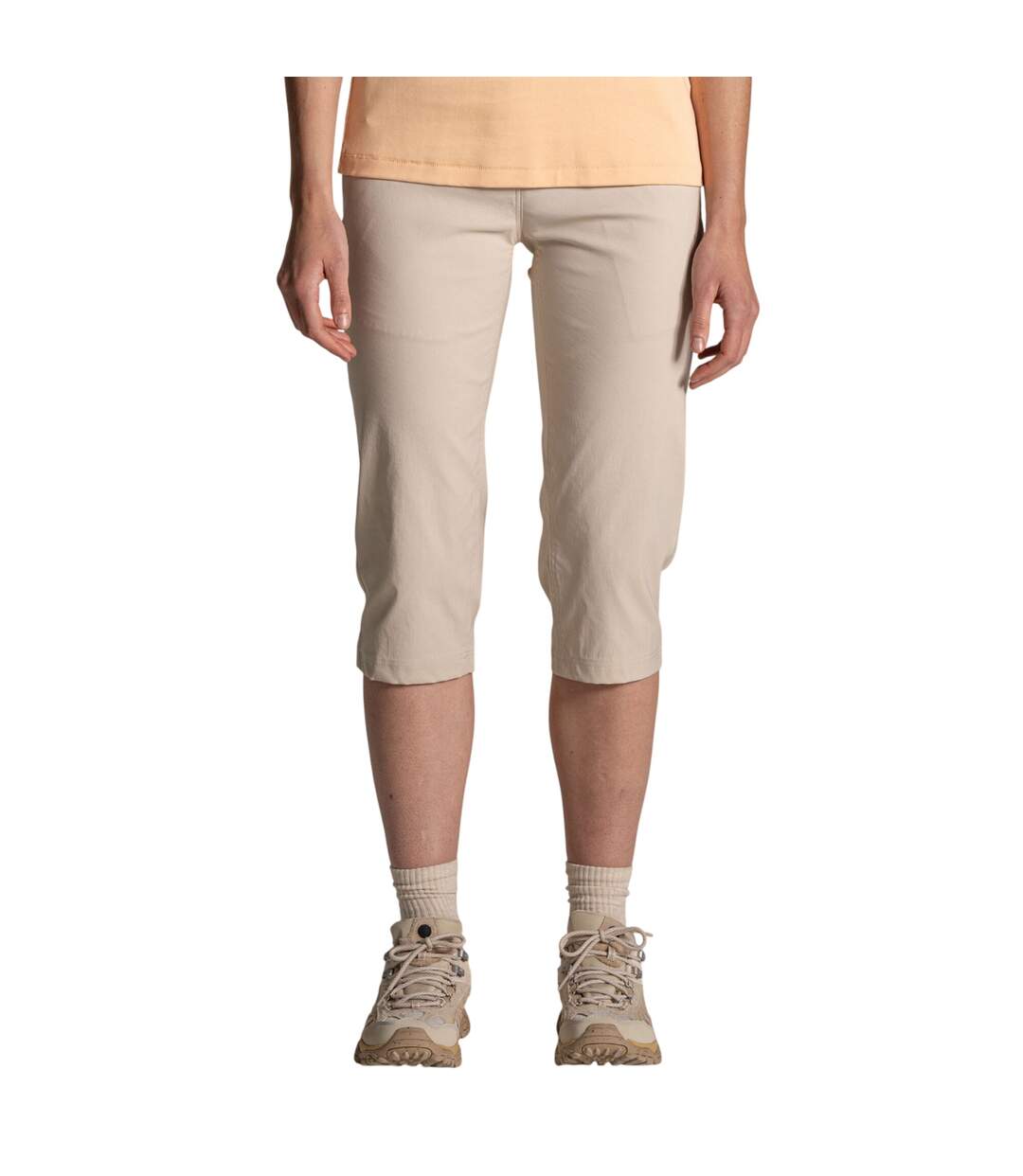 Pantacourt Kiwi Pro Femme Blanc Cassé Craghoppers-1
