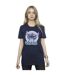 Disney Womens/Ladies Lilo And Stitch Ohana Circle Cotton Boyfriend T-Shirt (Bleu marine) - UTBI30268-2