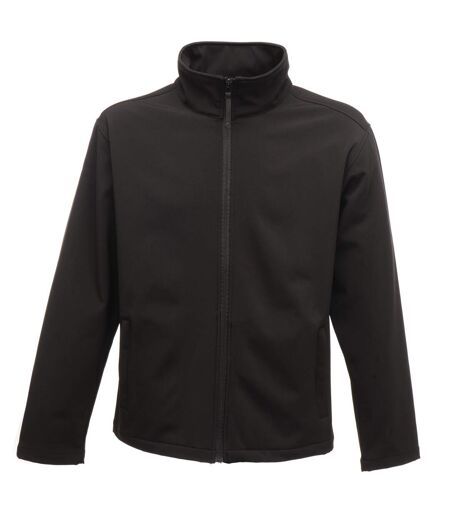Regatta Classic Mens Water Repellent Softshell Jacket (Black) - UTRG2166