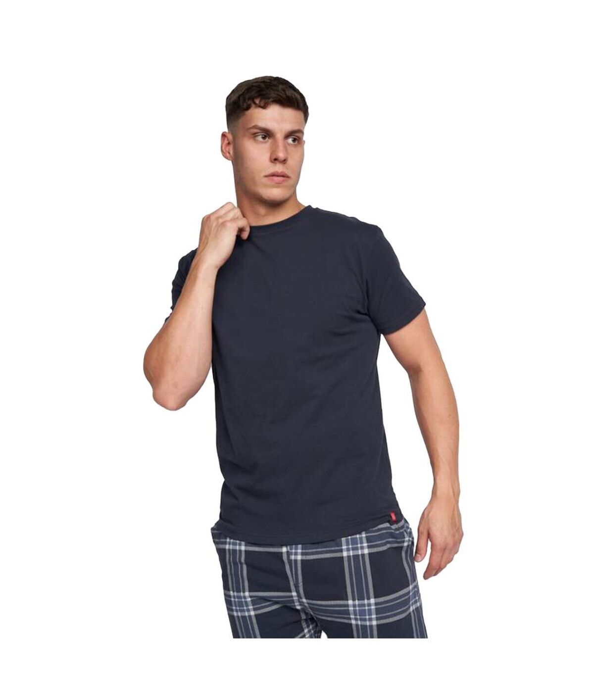Duck and Cover Mens Callister Pajama Set (Navy)