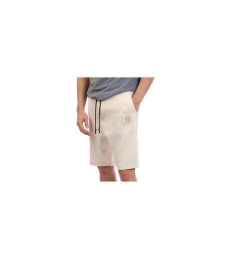 Mens Headlo Sweat Shorts White Boss