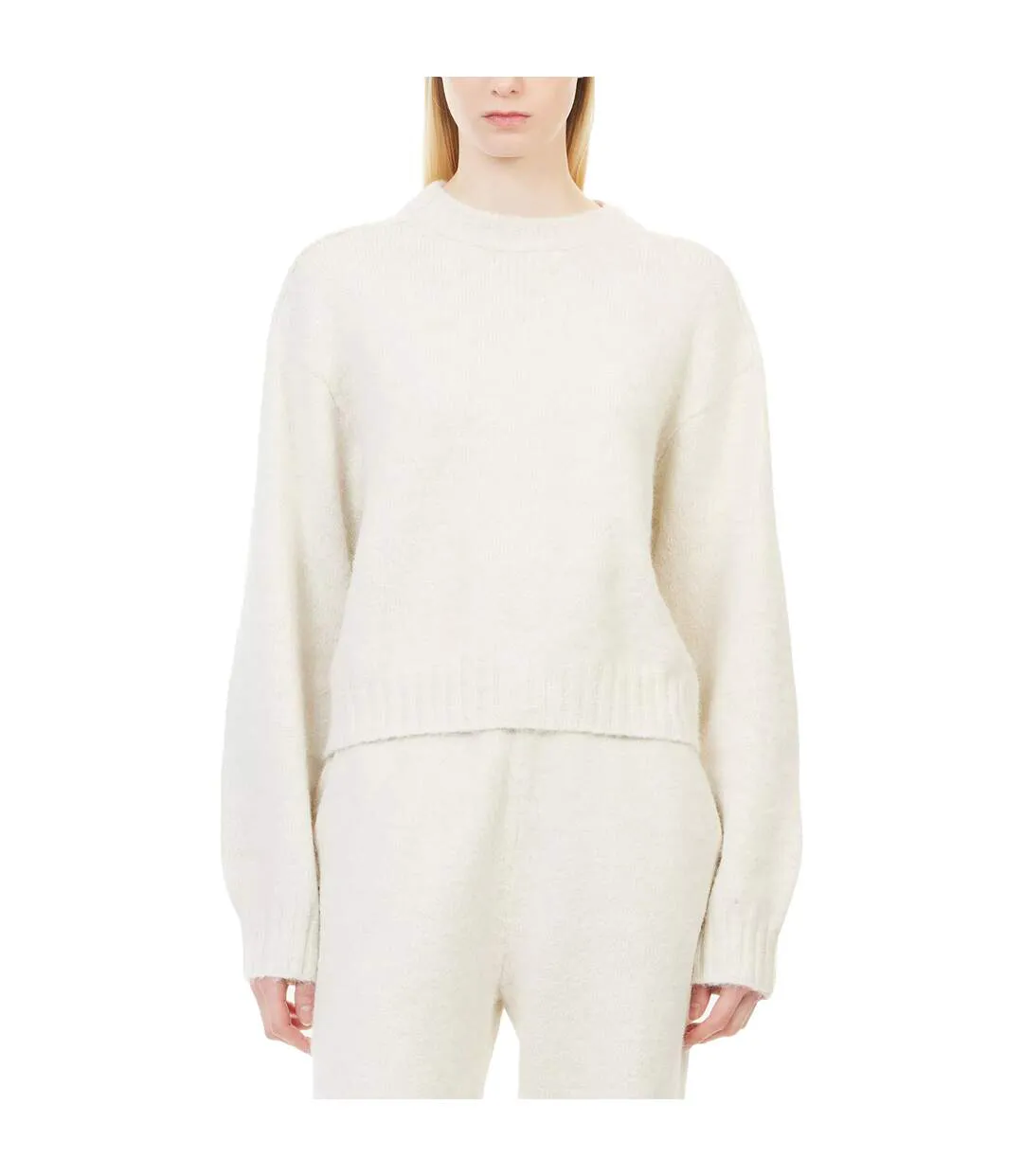 Womens/ladies Relaxed Fit Jumper Beige Couture Club-4