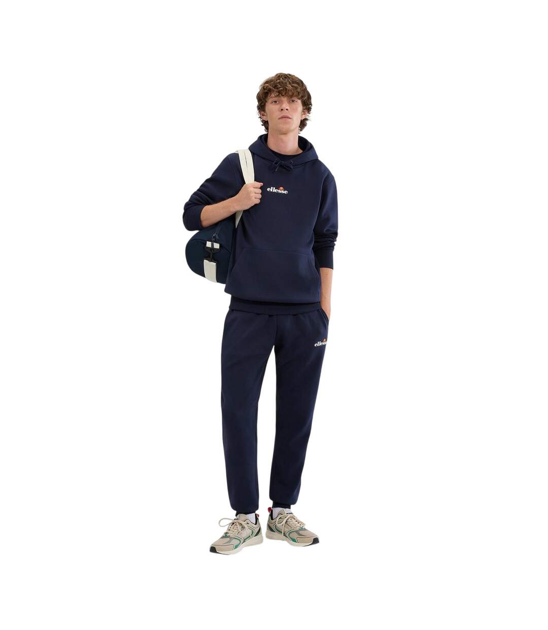 Mens Pershuta 2 Pullover Hoodie Navy Ellesse-1