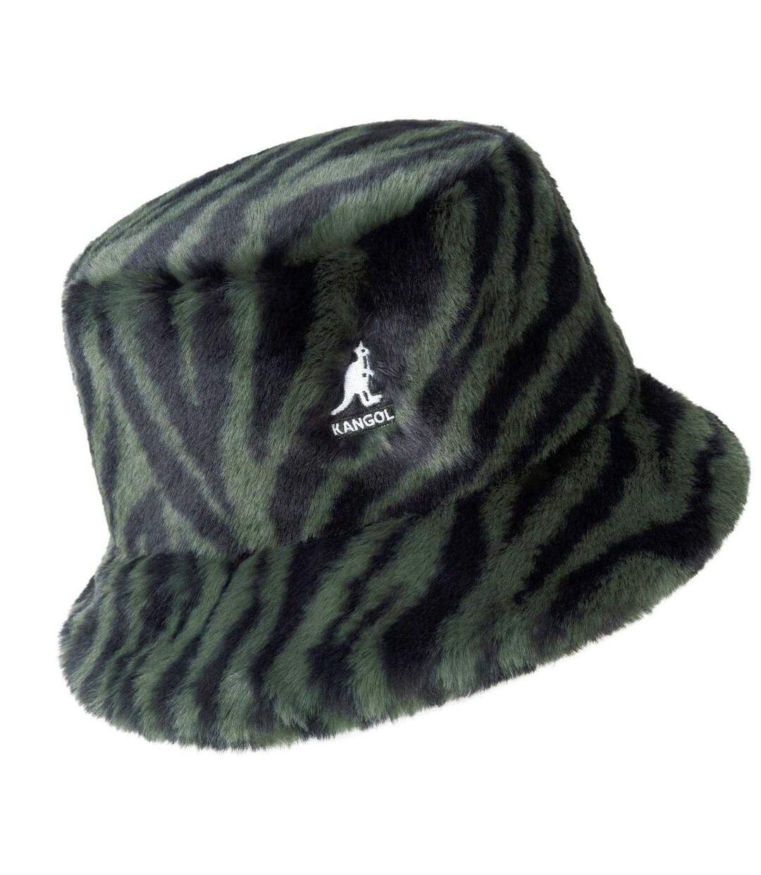 Bob Motif/style Imprimé Zèbre Adulte Kaki Kangol-2