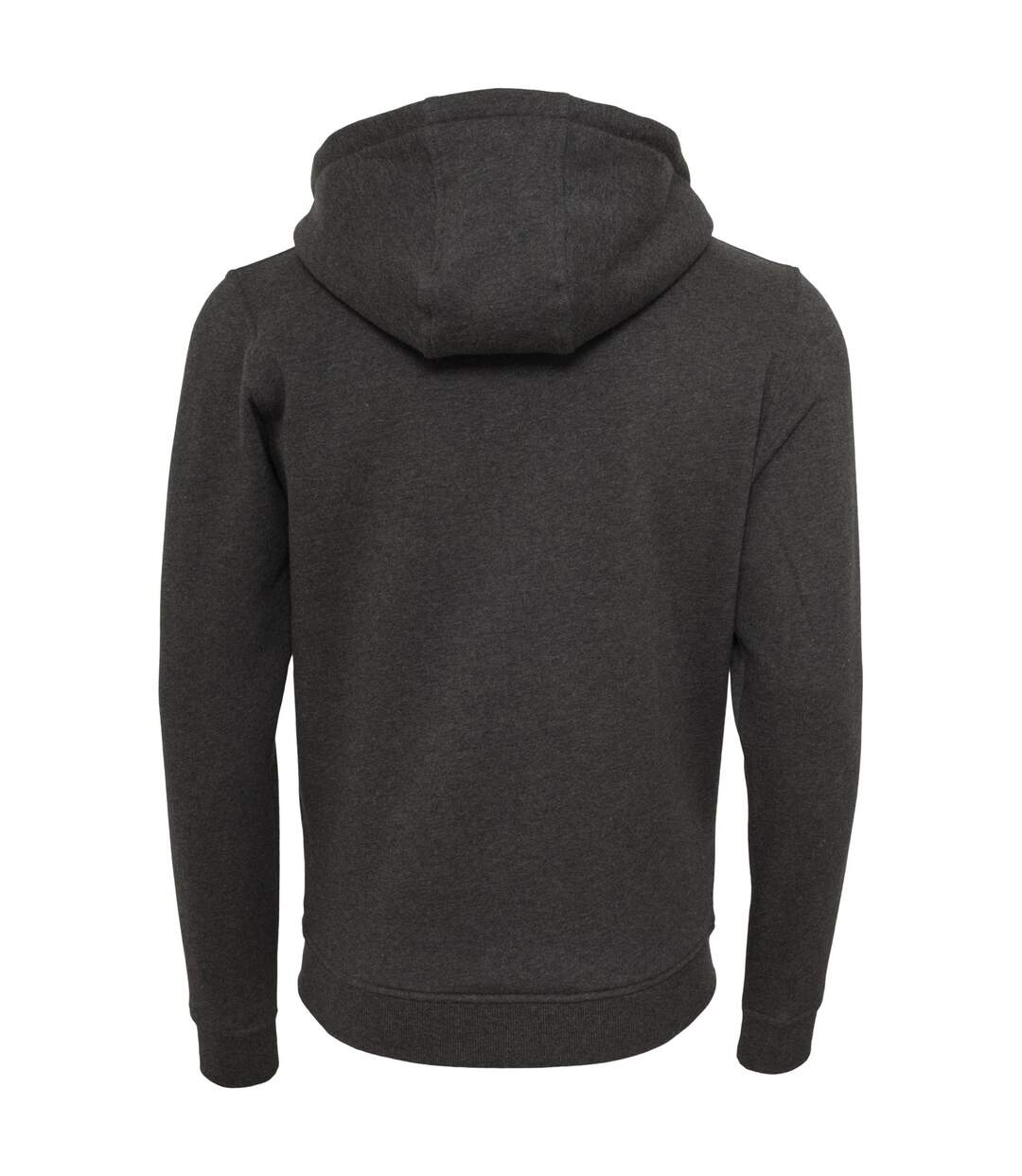 Sweat À Capuche Adulte Charbon Chiné Build Your Brand-2