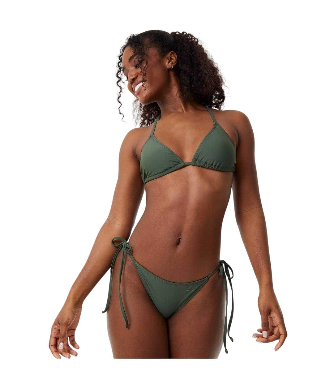 Bas De Maillot De Bain Motif/style Triangle Femme Vert Kaki Jack Wills-4