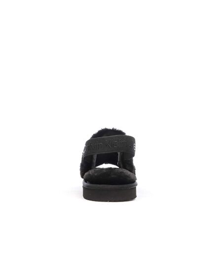 Claquettes noires femme calvin klein jeans home