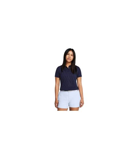 Womens/ladies Playoff 3.0 Jacquard Polo Shirt Blue Under Armour